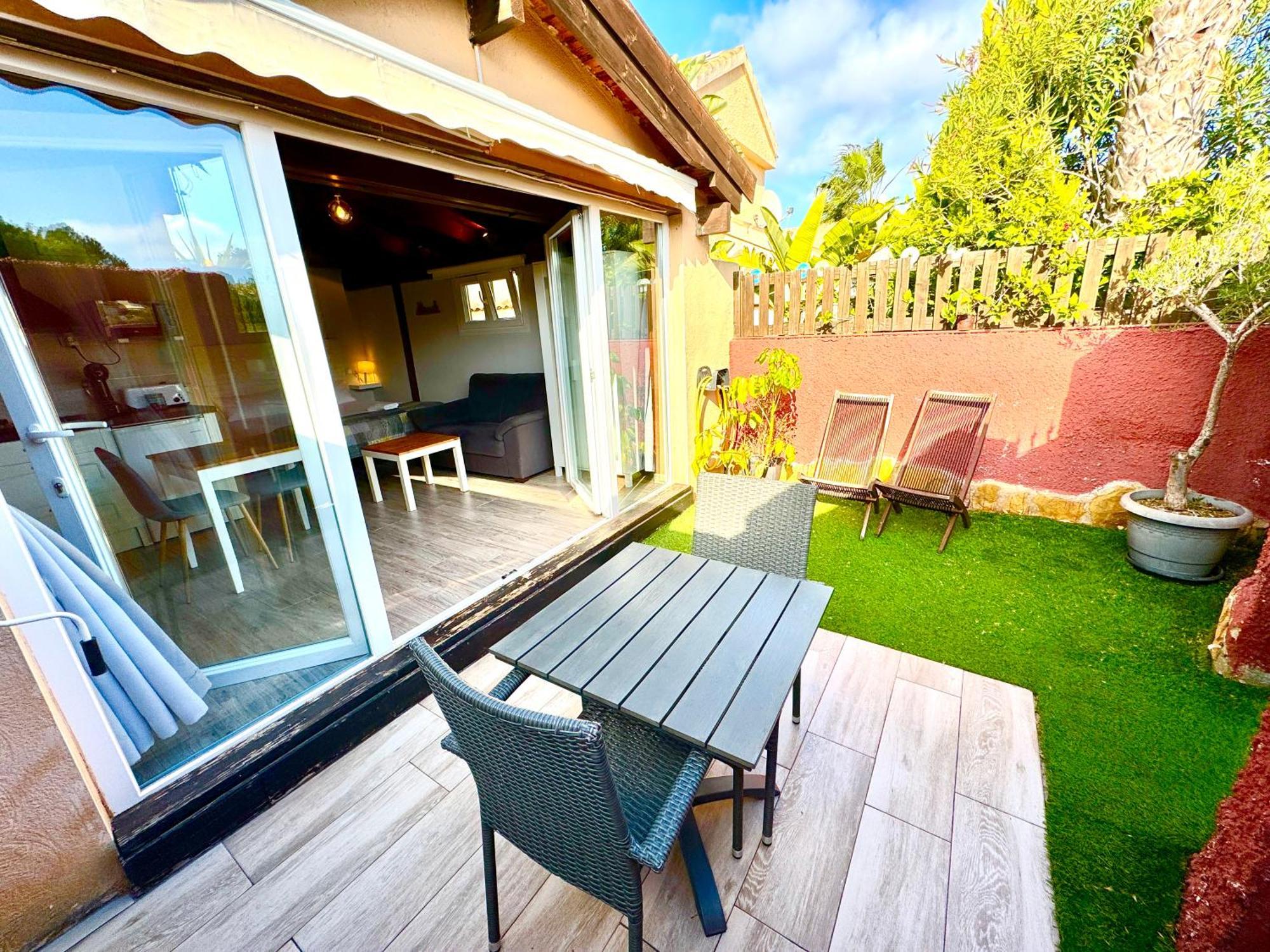 Casita-Estudio con Jardín en la playa Puerto Marino Exterior foto