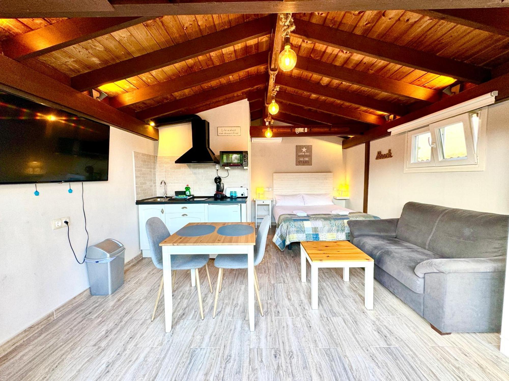 Casita-Estudio con Jardín en la playa Puerto Marino Exterior foto