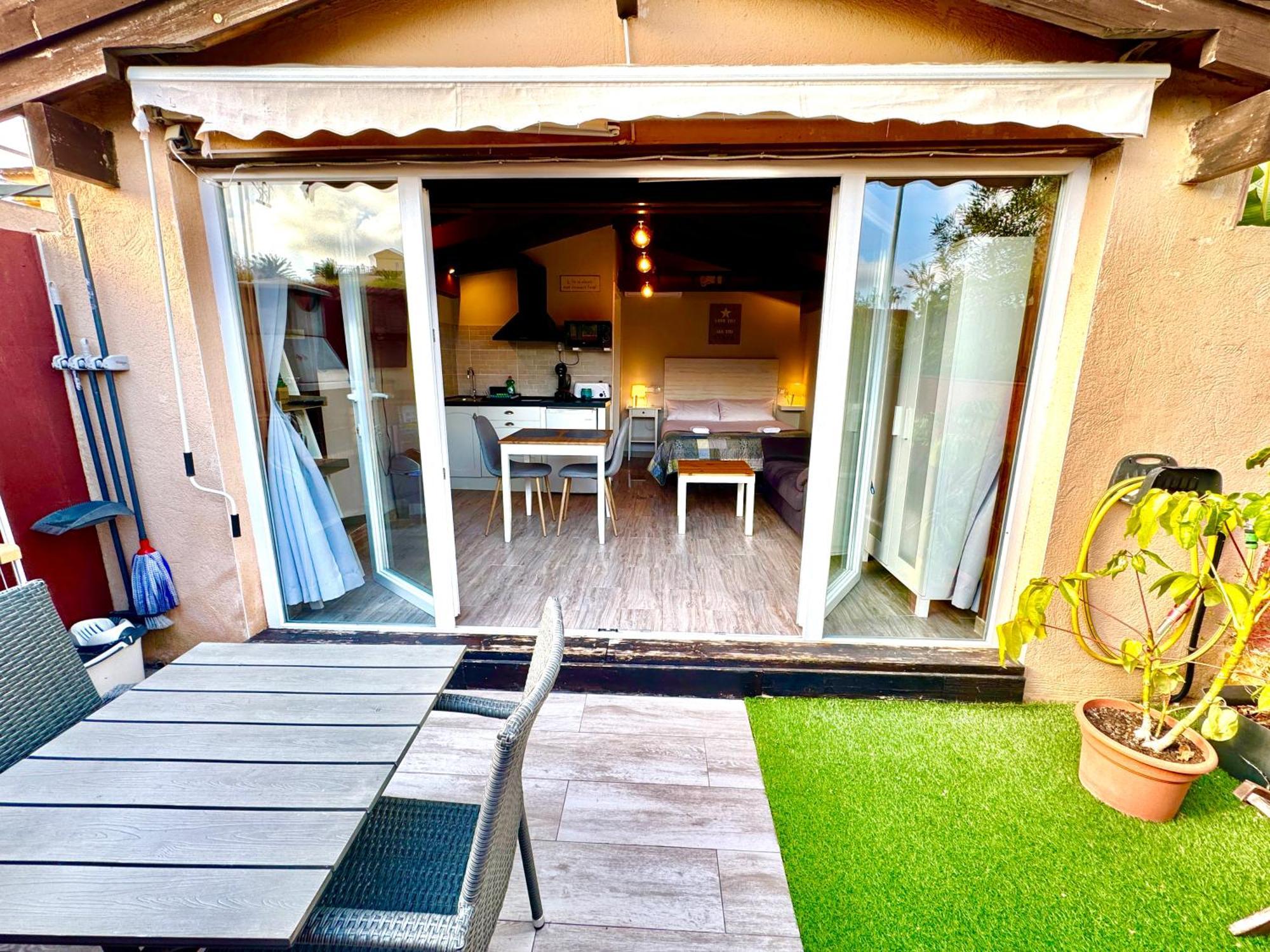 Casita-Estudio con Jardín en la playa Puerto Marino Exterior foto